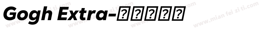 Gogh Extra字体转换